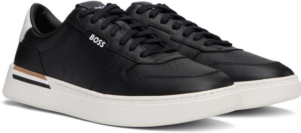 Hugo Boss Clint_Tenn_gr Men's Trainers Sneakers Lace-Up Shoes Black Size 12 M